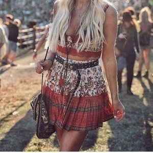 Spell Rosewood Elle mini skirt set